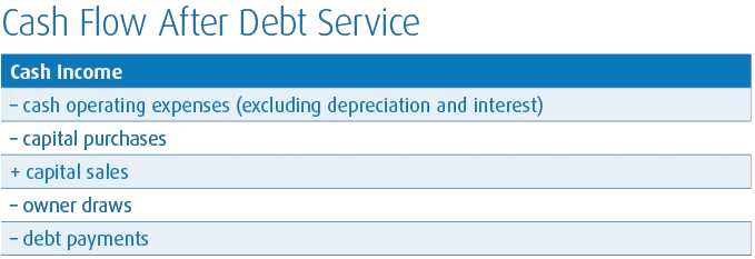 cash flow after debt service
