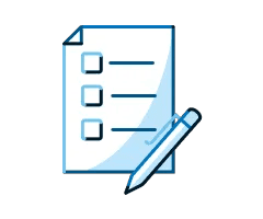 Illustration of Paper with Pen