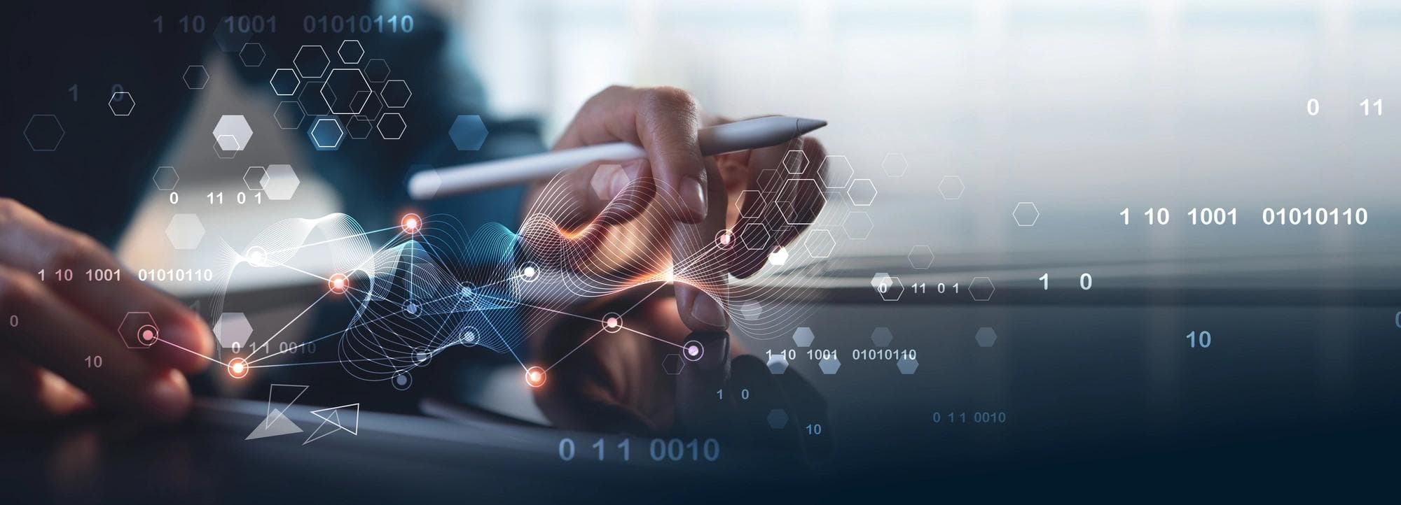Data exchange, digital technology for business owners