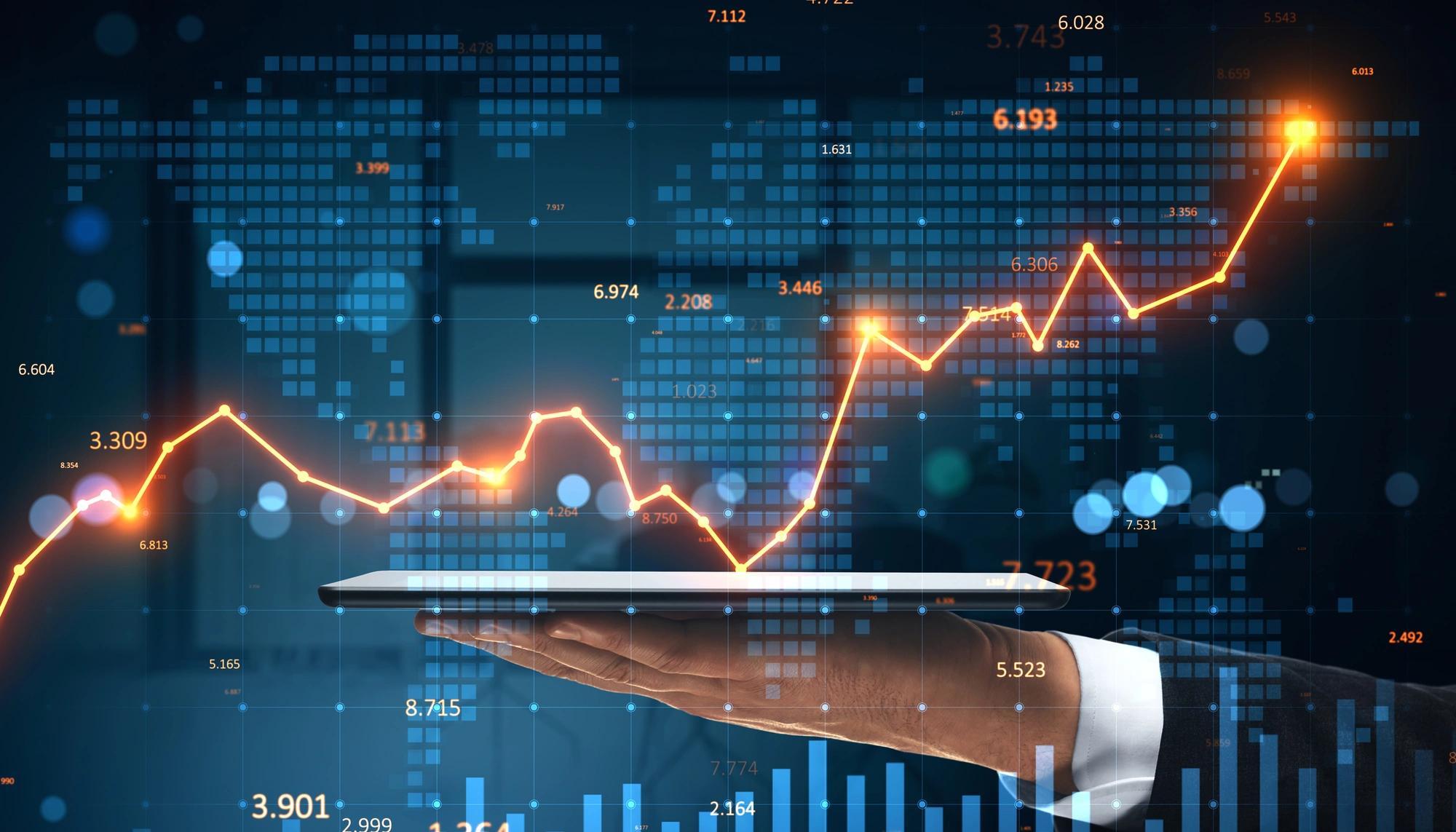 Upward Financial Chart 