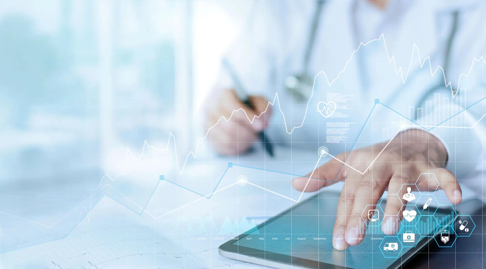 Healthcare business graph data and growth