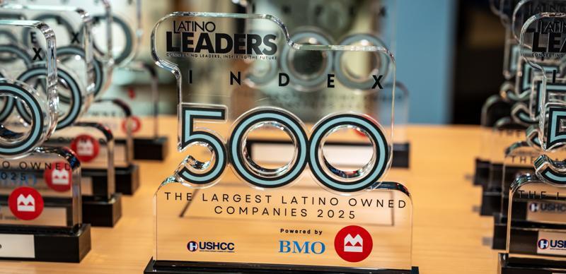 Latino Leaders Index500 Trophies 
