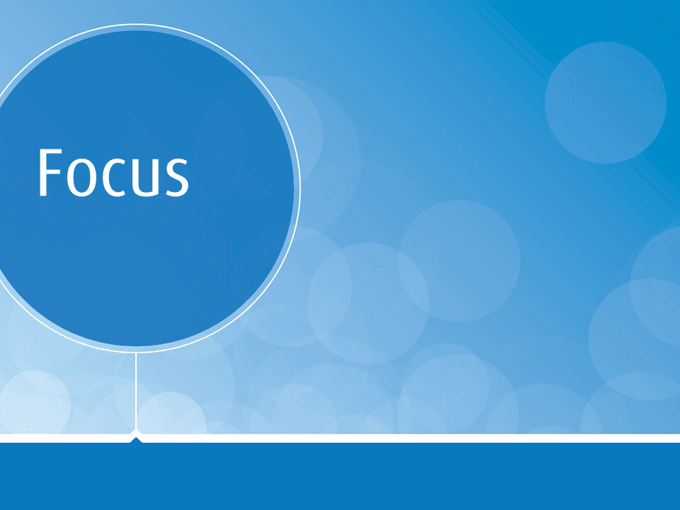 Focus graphic