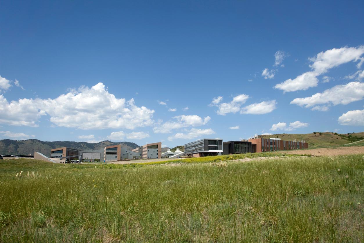 Buildings in rural area