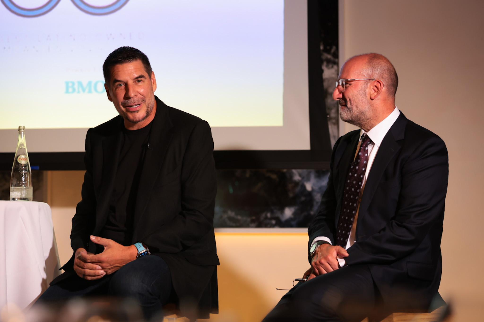 Marcelo Claure and Alan Tannenbaum in discussion