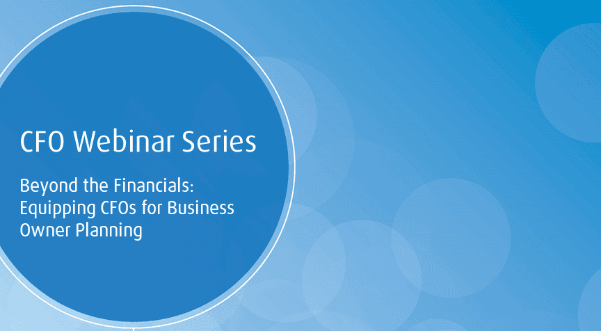 CFO Webinar series