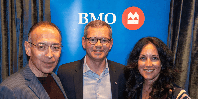 Augustin de Kerversau and Jennifer Garica at the Index500 event in San Francisco