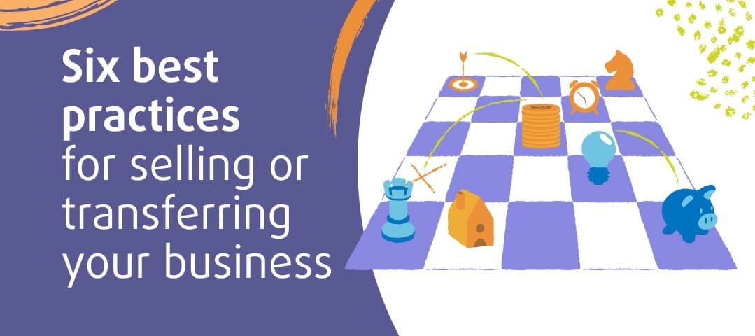 Six best practices for selling or transferring your business on a chess board