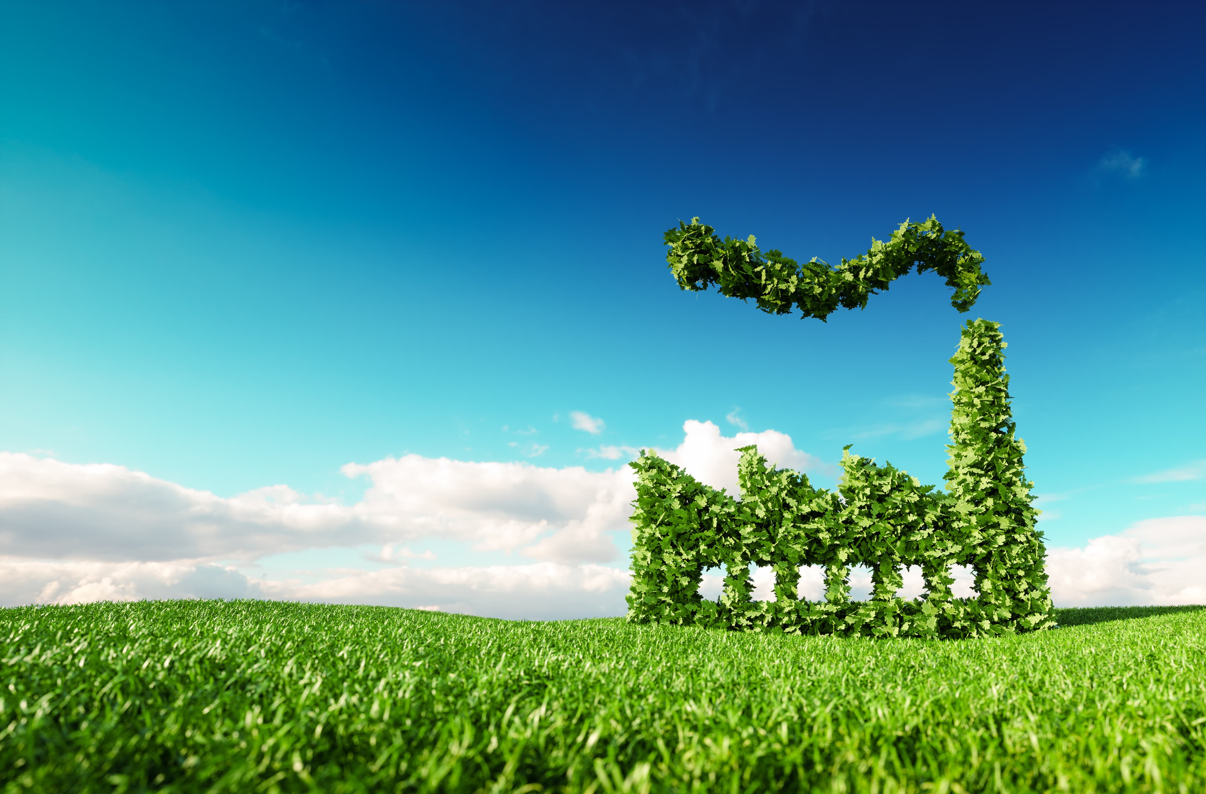 Eco friendly industry concept