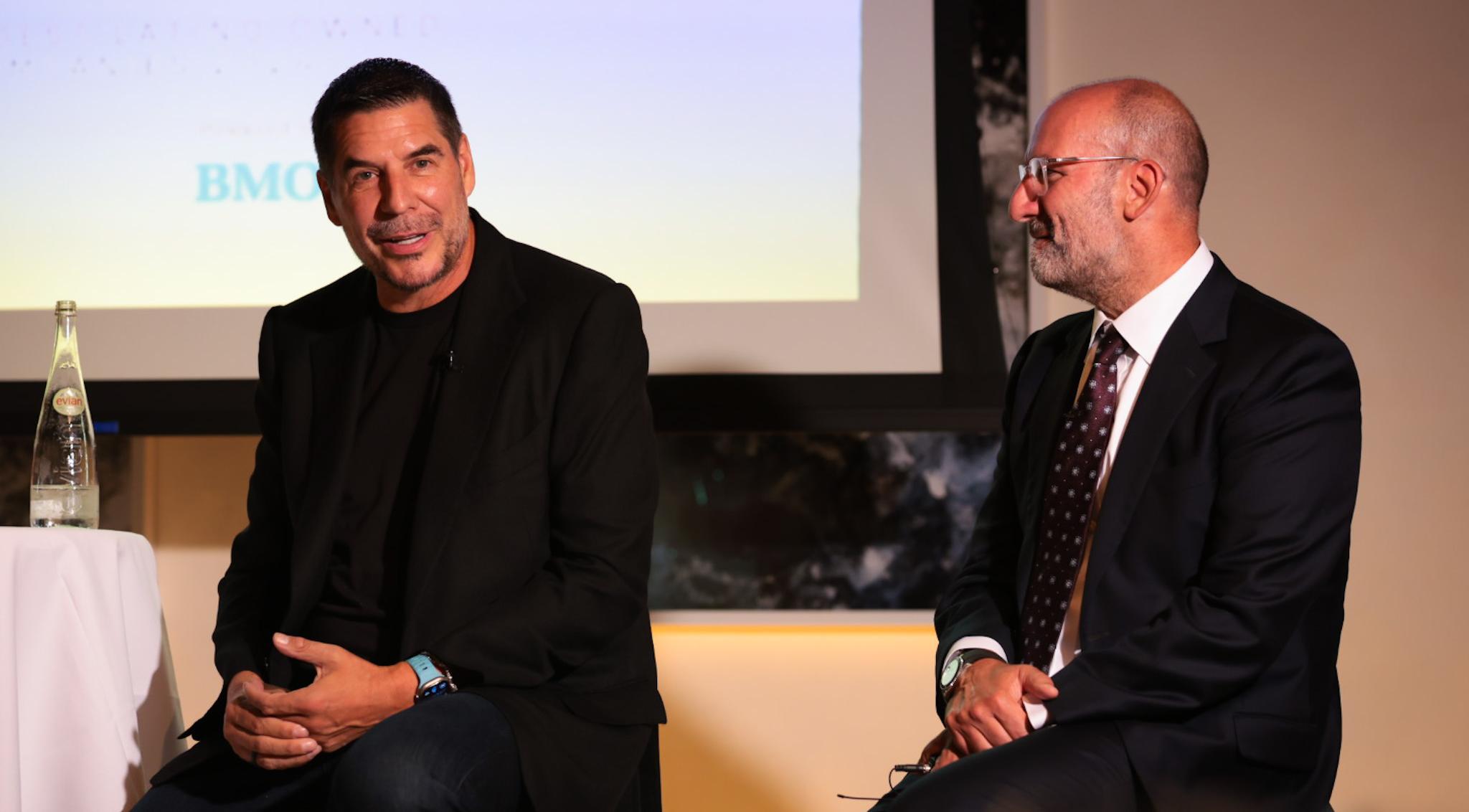 Marcelo Claure and Alan Tannenbaum in discussion