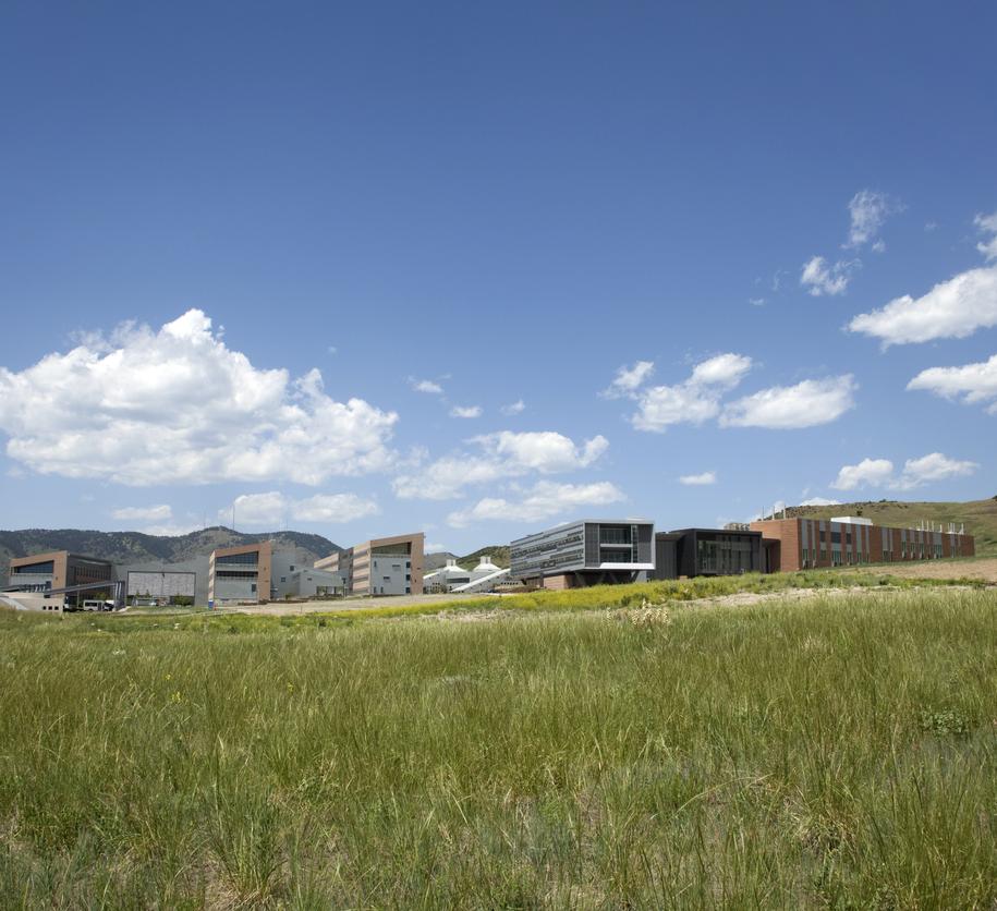 Buildings in rural area