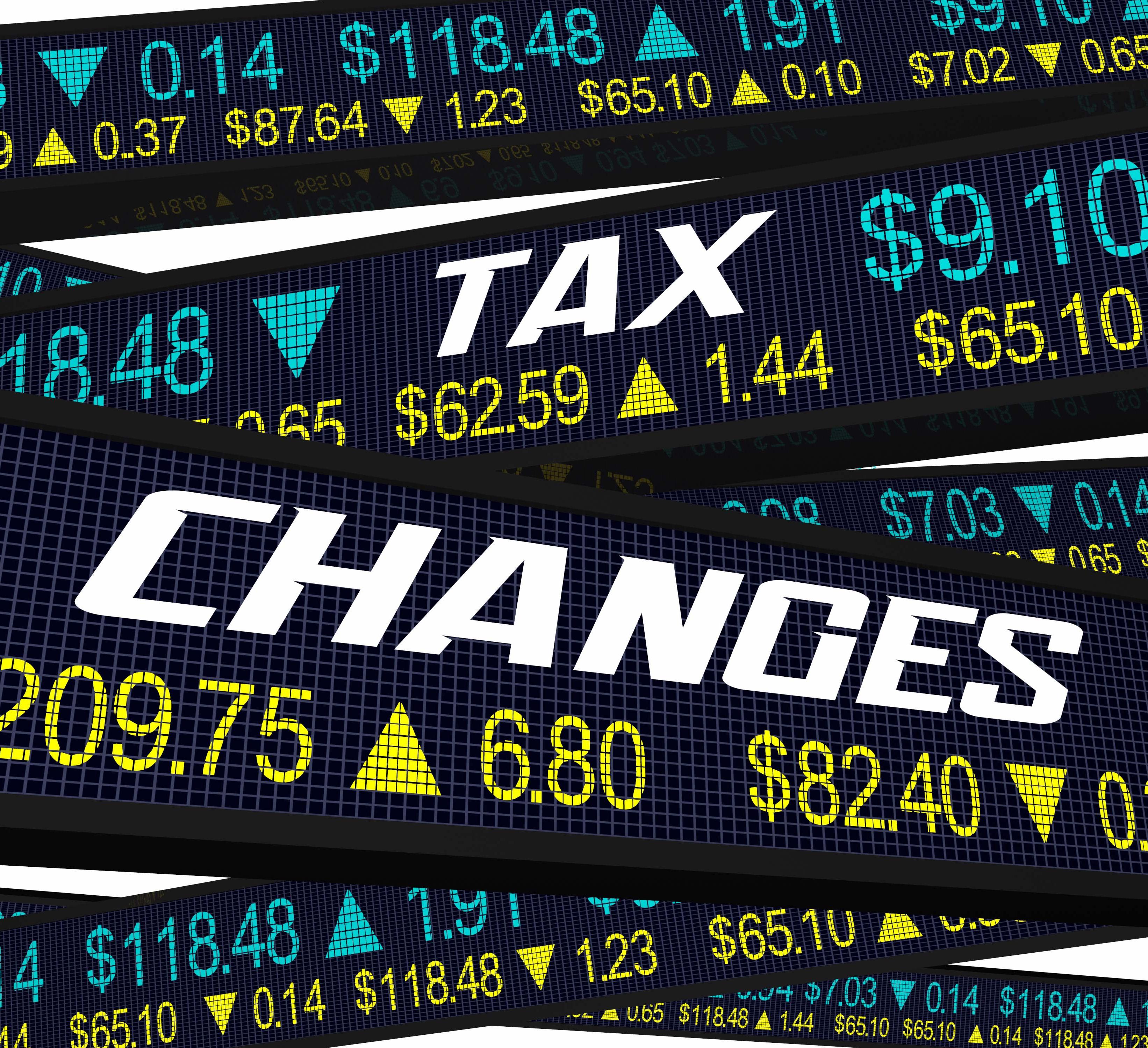 tax changes sign