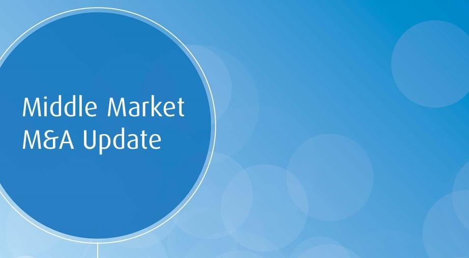 Middle Market M&A Update