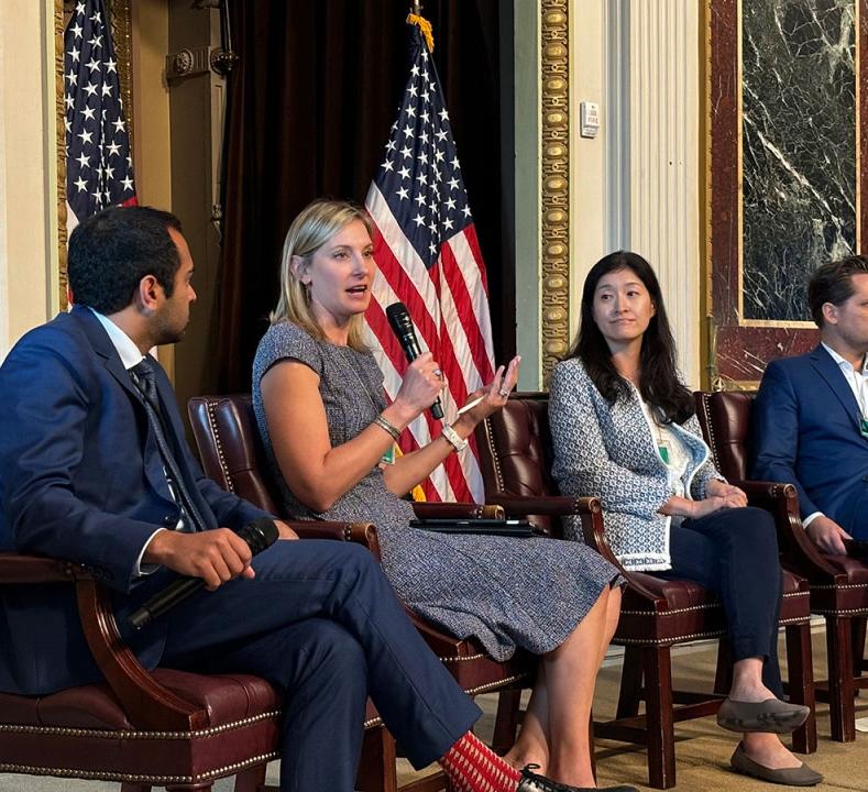 BMO’s Leah Turnbull speaks on a panel about ESOPs and access to capital at the White House