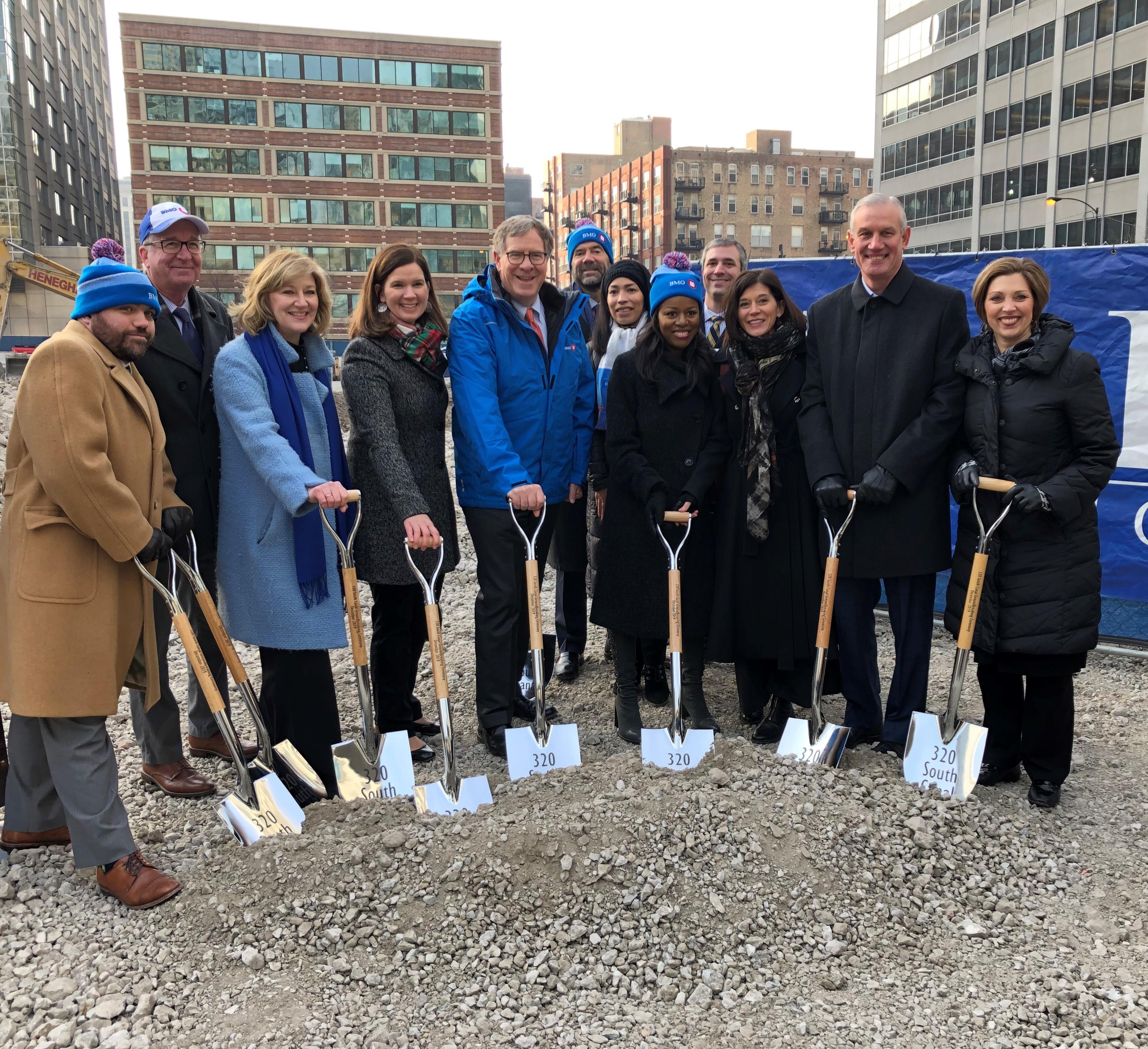 BMO Tower ground breaking ceremony