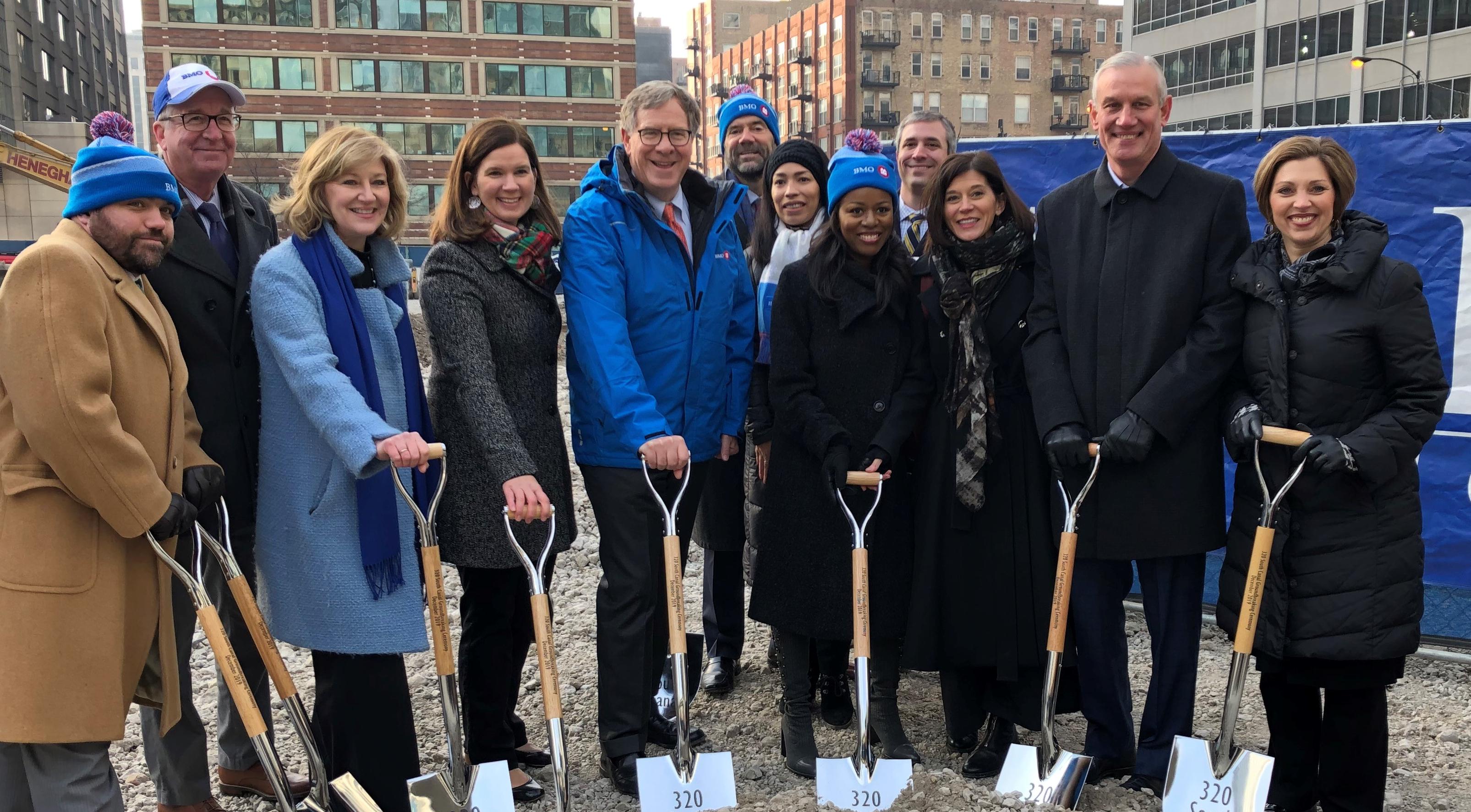 BMO Tower ground breaking ceremony.