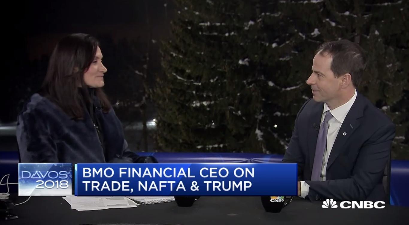 BMO Financial Group CEO Darryl White on CNBC from Davos.