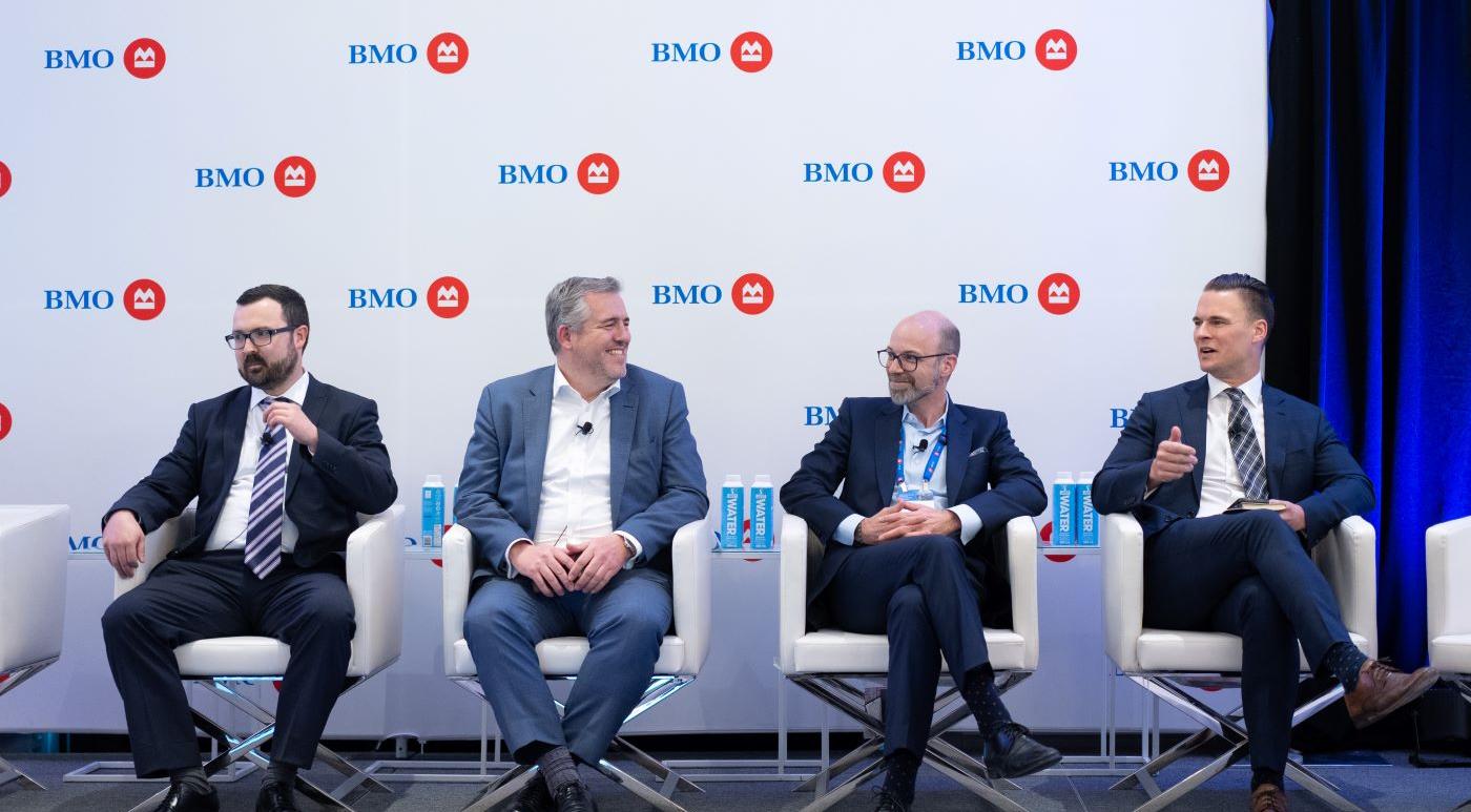 John Uhren, Head, Sustainable Finance, Products and Strategy at BMO, discusses the energy transition with his panelists at the 2024 BMO Government, Reserve and Asset Managers Conference..