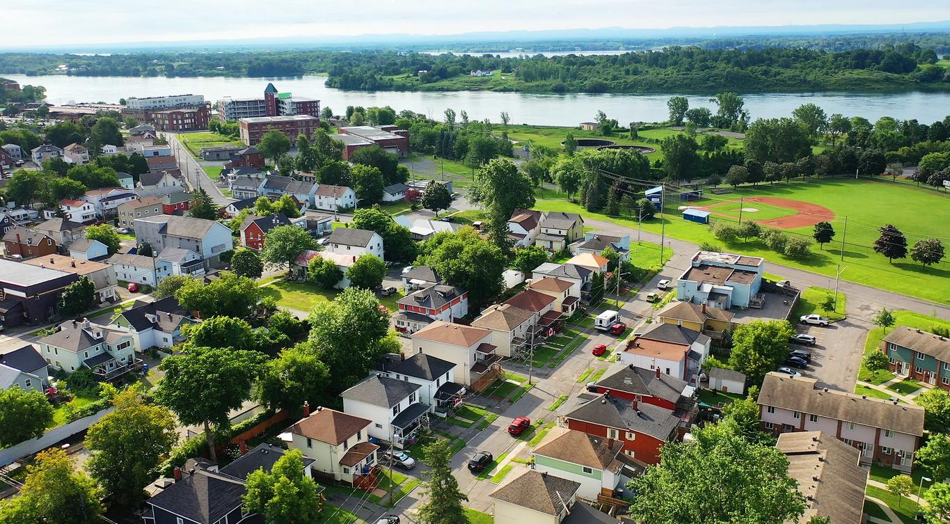 Canadian houses.