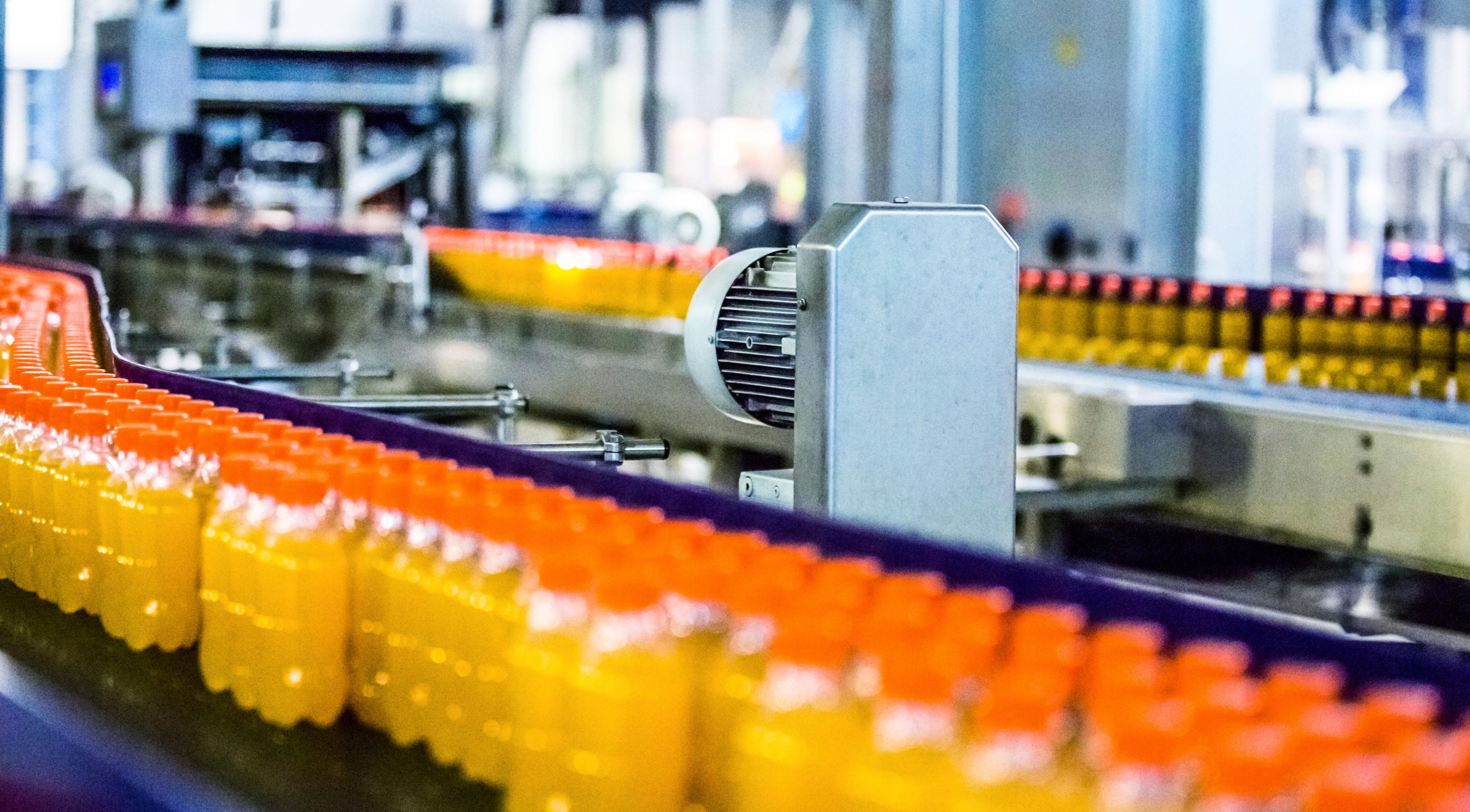 Bottle on Conveyor.