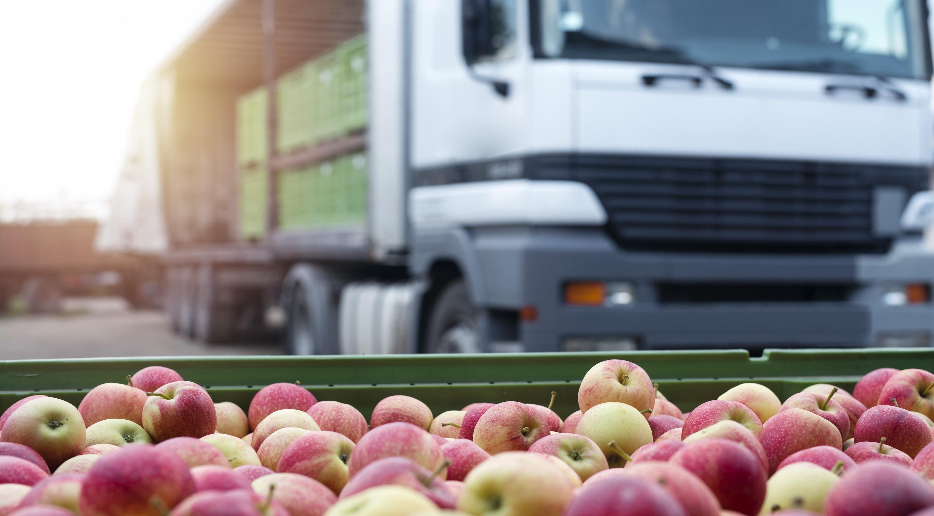 Fruit Distribution Truck.