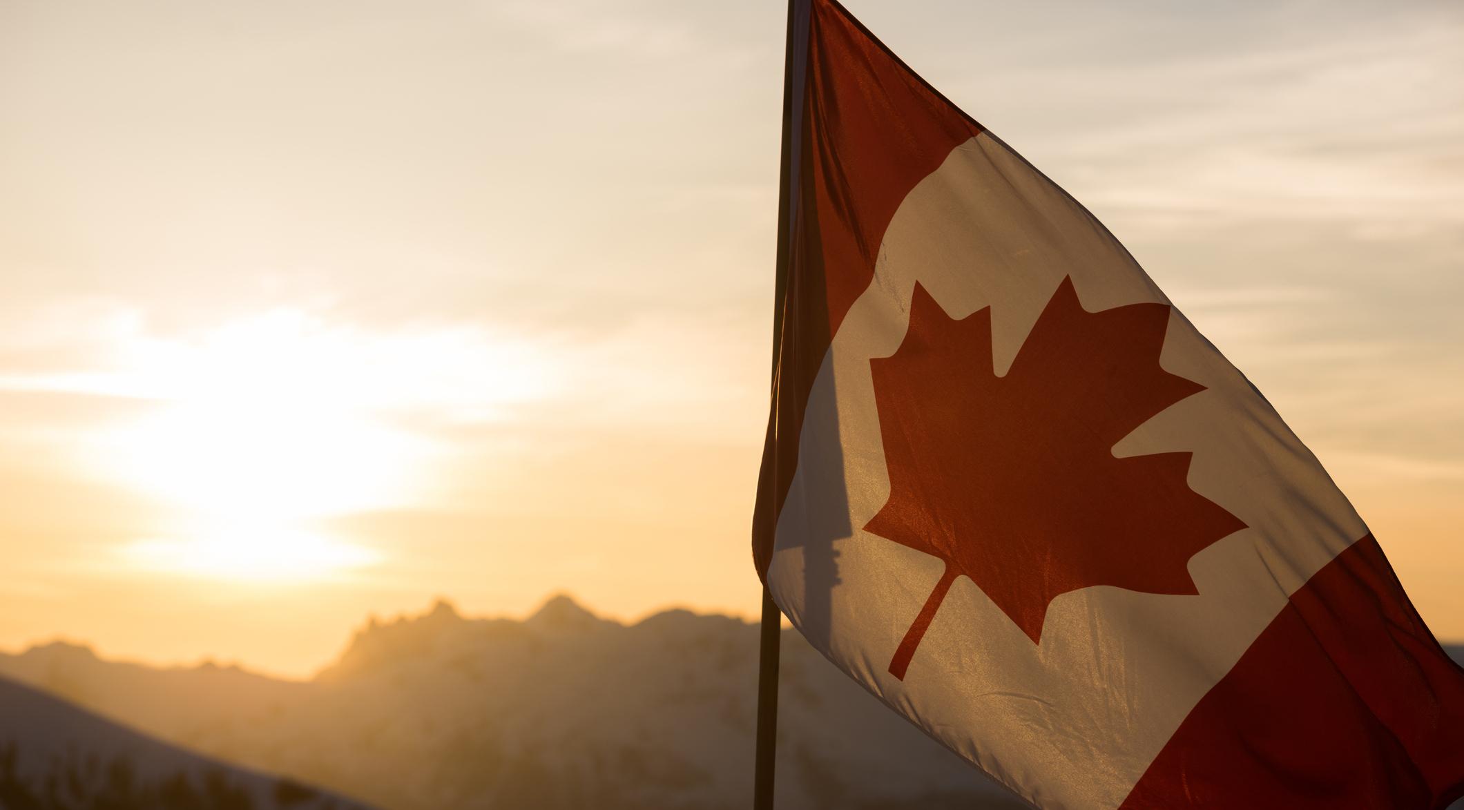 drapeau canadien.
