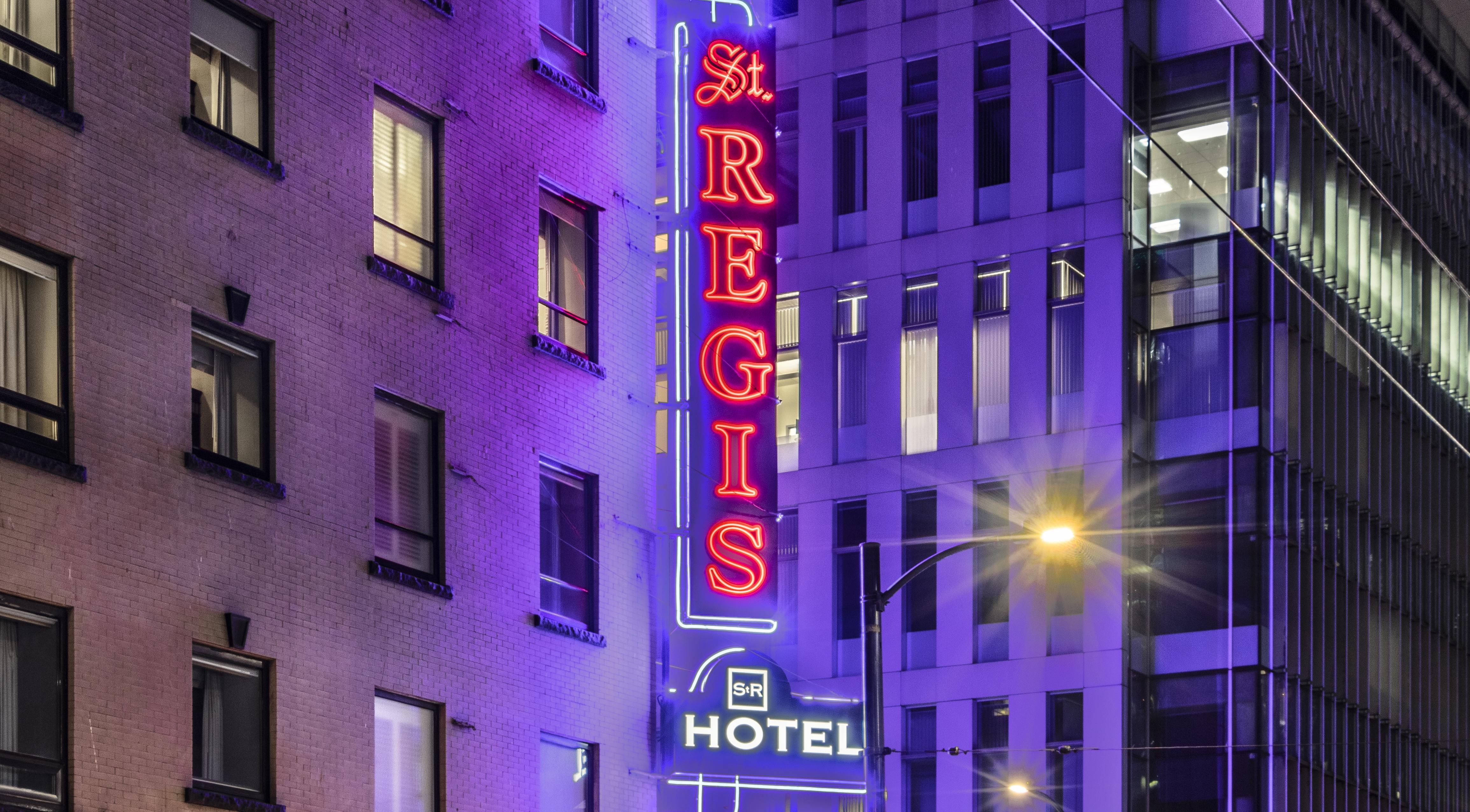 Imperial Sign of St. Regis Hotel.