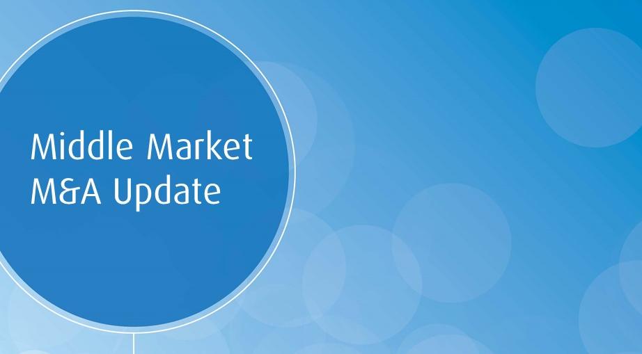 Middle Market M&A Update